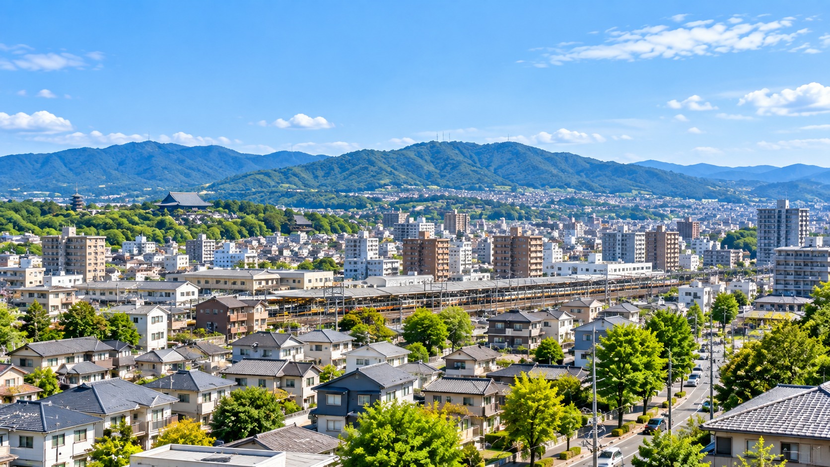 奈良市の土地・戸建・マンション探しをイメージした地域画像