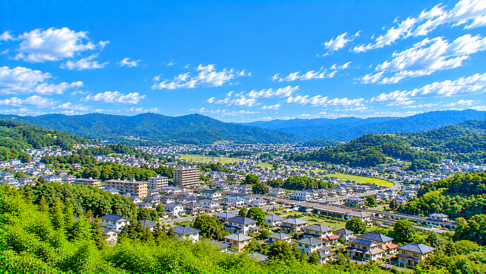平群町の土地・物件探しをイメージした地域画像