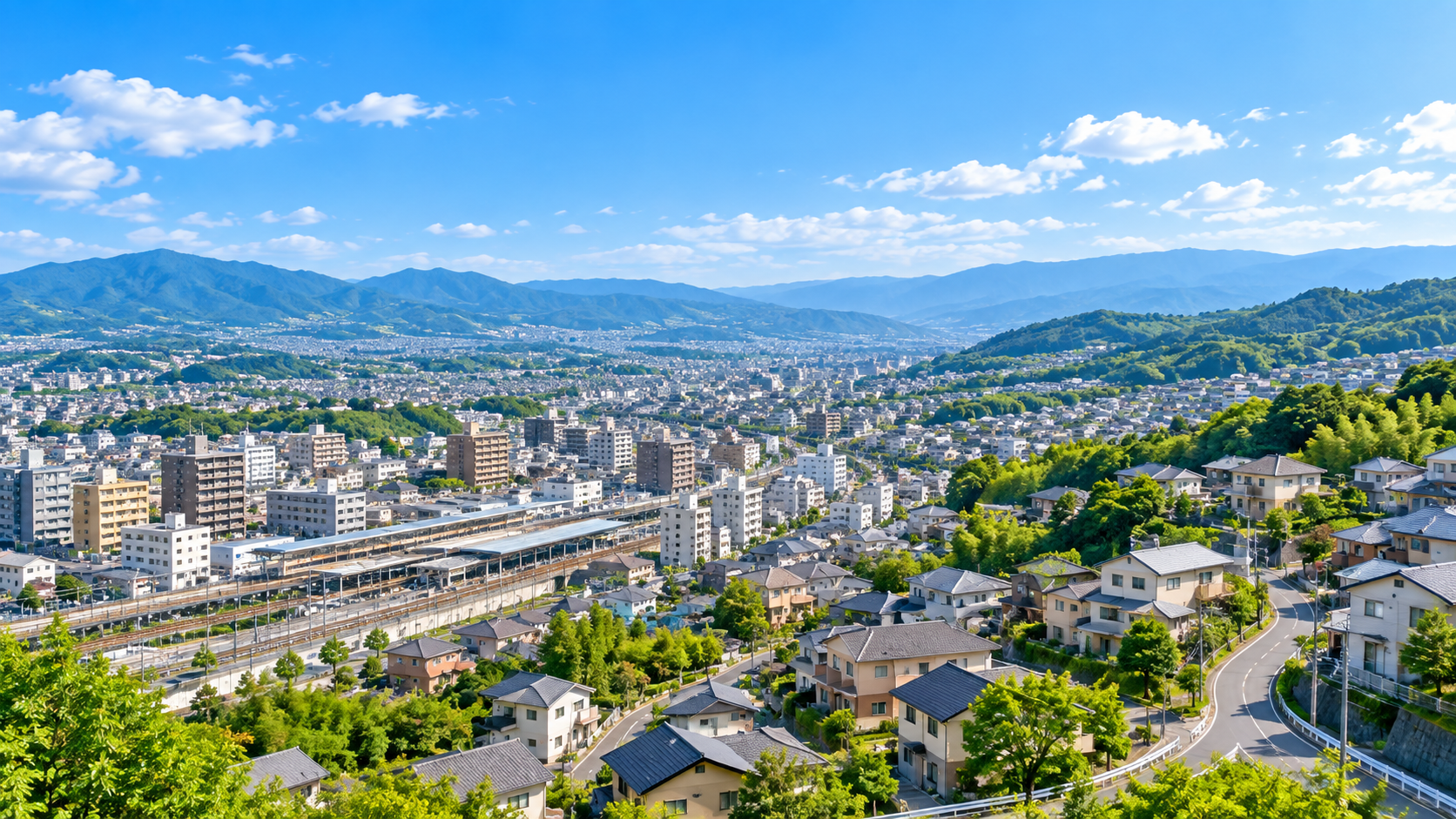 生駒市の土地・戸建・マンション探しをイメージした地域画像