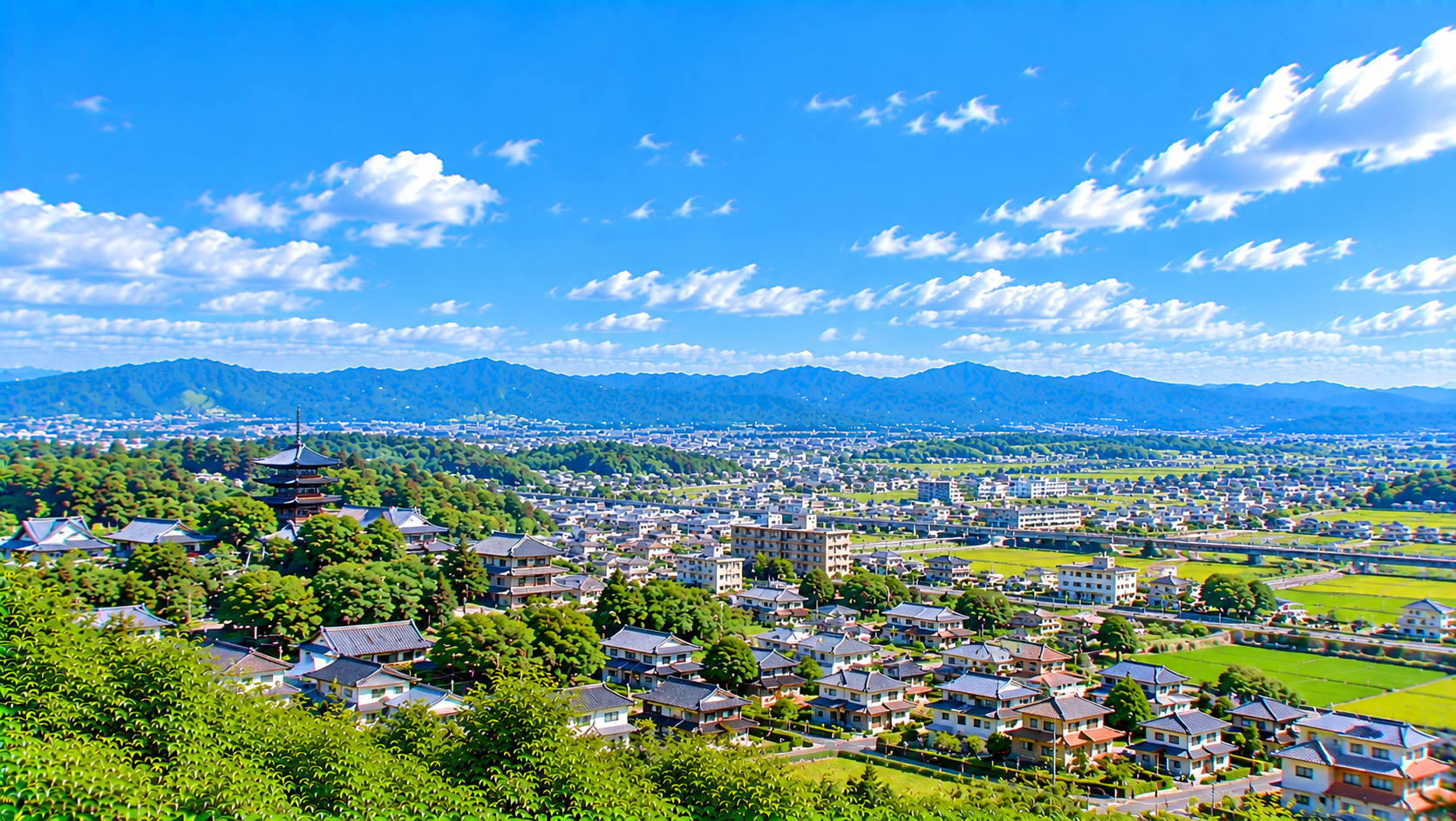 斑鳩町の土地・物件探しをイメージした地域画像